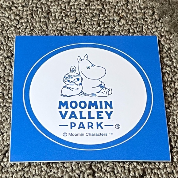 Moomin Valley Park Theme Park Japan Exclusive Sticker Official Souvenir Kawaii - Picture 1 of 4